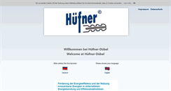 Desktop Screenshot of huefner-duebel.eu