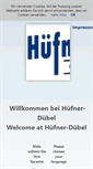 Mobile Screenshot of huefner-duebel.eu